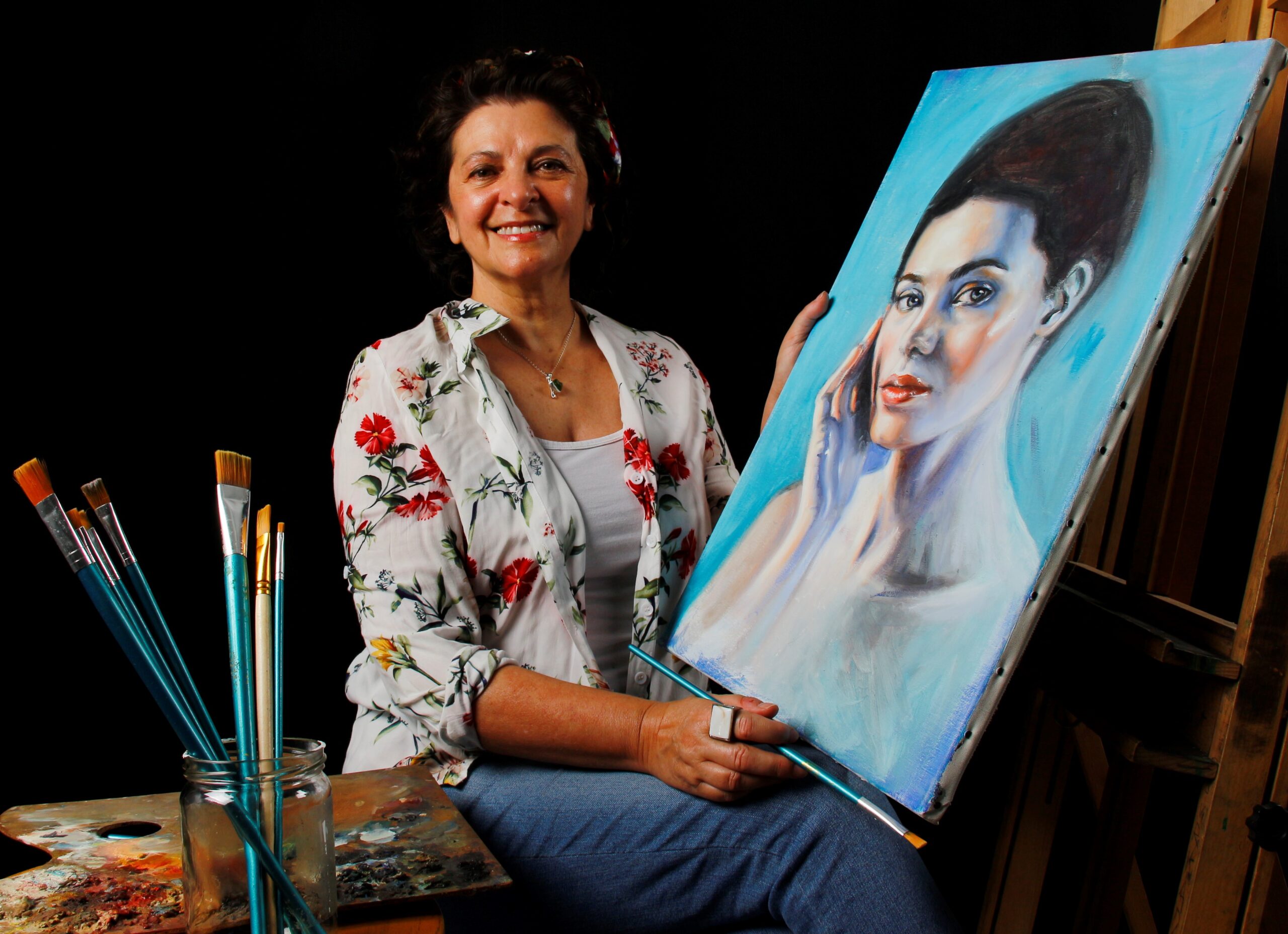 Foto de la rtista Blanca Vargues